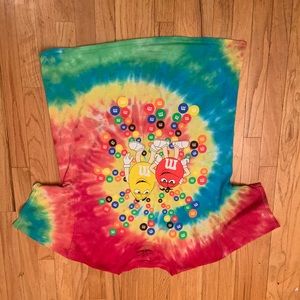 Tie dye M&M shirt